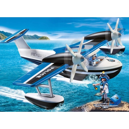 Klocki Playmobil Action Policyjny Samolot 9436